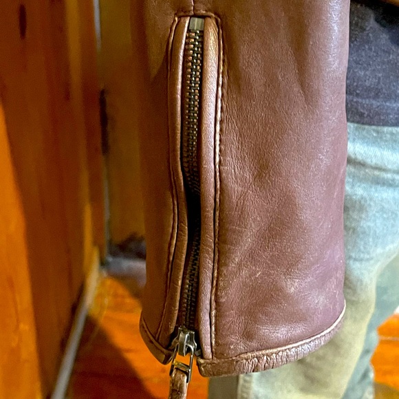 ❤️Elie TAHARI🌺100% Genuine Leather🌺Women’s Large Jacket. Made in Pakistan. - Picture 8 of 13